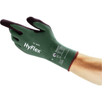 HyFlex&reg; 11-842 Sustainable Multi-Purpose Gloves, 5, Foam Nitrile Coating, 15 Gauge, Nylon Shell Chandler Sales
