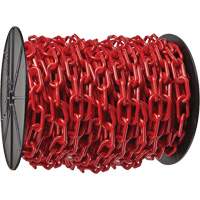 Heavy-Duty Plastic Safety Chain, Red Chandler Sales