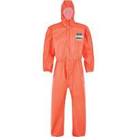 MicroMax&reg; NS Coverall with Elastic Hood, Cuffs, Waist & Ankles, Small, Orange, Microporous Chandler Sales