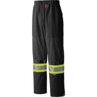 6003BKP Pantalon de s&eacute;curit&eacute; routi&egrave;re, Polyester, Petit, Noir Chandler Sales