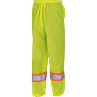5670 Pantalon de s&eacute;curit&eacute; routi&egrave;re, Polyester, 2T-petit/T-petit, Jaune lime haute visibilit&eacute; Chandler Sales