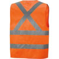 6885 Veste de s&eacute;curit&eacute; haute visibilit&eacute; en tricot chaîne, Orange haute visibilit&eacute;, Petit, Polyester Chandler Sales