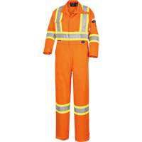 5551T Flame-Gard&reg; FR/Arc-Rated Coverall, Size 40 (Tall), High Visibility Orange, 9.1 cal/cm² Chandler Sales