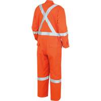 7708A "The Rock" FR-Tech&reg; High Visibility FR/Arc Rated Coveralls, Size 36, High Visibility Orange, 10 cal/cm² Chandler Sales