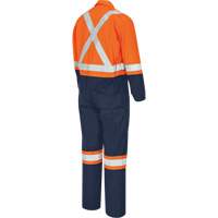 7702BBT FR-Tech&reg; 2-Tone Safety Coverall, Size 40 (Tall), Navy Blue/Orange, 10 cal/cm² Chandler Sales