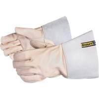 Gants pour soudeur avec coutures externes en Kevlar, Cuir de vache refendu, Taille 7 Chandler Sales