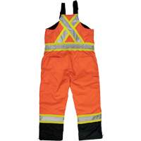 Ripstop Insulated Safety Bib Overall, Polyester, X-Small, High Visibility Orange Chandler Sales