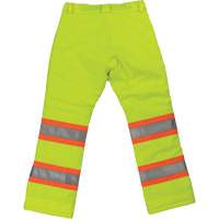 Womens Insulated Flex Safety Pant, Polyester, X-Small, High Visibility Lime-Yellow Chandler Sales