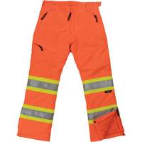 Womens Insulated Flex Safety Pant, Polyester, X-Small, High Visibility Orange Chandler Sales