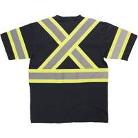 Chemise de s&eacute;curit&eacute; &agrave; manches courtes, Coton, T-petit, Noir Chandler Sales
