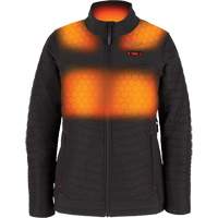 Manteau chauffant M12 Axis avec pile, Femmes, Grand, Noir Chandler Sales