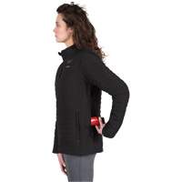 Manteau chauffant M12 Axis avec pile, Femmes, Grand, Noir Chandler Sales