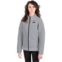 Manteau chauffant M12 Axis avec pile, Femmes, Petit, Gris Chandler Sales