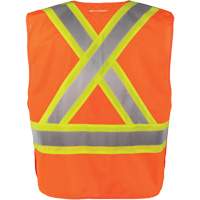 5-Point Tear Away Vest, High Visibility Orange, Medium/Small, Polyester Chandler Sales