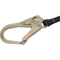 SA-6402-4 Shock Absorbing Lanyard, 4', Form Hook Center, Snap Hook Leg Ends, Polyester Chandler Sales