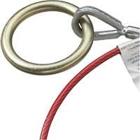 AS-21210-6 6' Cable Anchor with Snap Hook & O-Ring, Sling, Temporary Use Chandler Sales