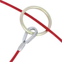 AS-21110-4 4' Cable Anchor with O-Ring Ends, Sling, Permanent Use Chandler Sales