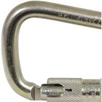 CP-03015-1 Zinc Plated Carabiner with 1" Gate Opening, Steel Chandler Sales