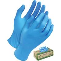 Gants jetables en tri polym&egrave;re, Petit, Poly&eacute;thyl&egrave;ne, 5 mils, Sans poudre, Bleu Chandler Sales