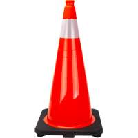 Premium Traffic Cone, 28", Orange, 4" Reflective Collar(s) Chandler Sales