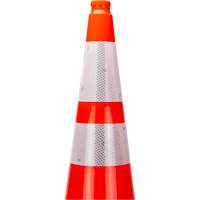 Premium Traffic Cone, 36", Orange, 4" & 6" Reflective Collar(s) Chandler Sales