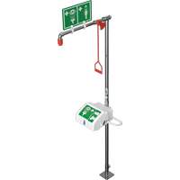 Douche combin&eacute;e avec cuvette ferm&eacute;e en ABS et entr&eacute;e inf&eacute;rieure, Socle Chandler Sales