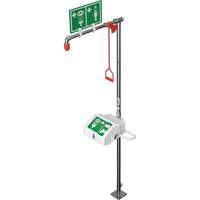 Douche combin&eacute;e avec cuvette ferm&eacute;e en ABS et entr&eacute;e sup&eacute;rieure, Socle Chandler Sales