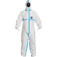 Hooded Coveralls, Small, White, Tyvek&reg; 600 Chandler Sales