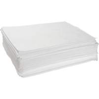 Feuilles absorbantes souffl&eacute;es, Huile seulement, 15" x 19", 10 gal. d'absorption Chandler Sales