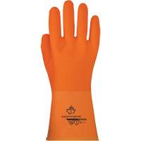 Chemstop High-Visibility Orange PVC Gloves, 7, Nitrile Coated, ASTM ANSI Level A6 Chandler Sales