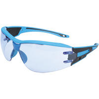 Captain Metal Detectable Rimless Safety Glasses, Light Blue Lens, Anti-Fog/Anti-Scratch, ANSI Z87+/Meets/Exceeds CSA Z94.3 Chandler Sales