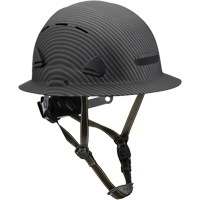 Casque Fibre Metal de style escalade avec bordure compl&egrave;te, R&eacute;pond aux normes CSA type 2, Suspension Rochet, Ventil&eacute; Chandler Sales