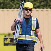 6681 High-Visibility Antimicrobial Mesh-Back Surveyor Vest, Royal Blue, Small, Polyester Chandler Sales