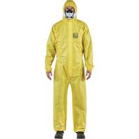 AlphaTec&reg; 2300 STANDARD Bound Model 147 Coveralls, Small, Yellow, Polyethylene Laminate/Polypropylene Chandler Sales