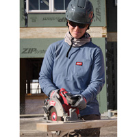 GRIDIRON Long Sleeve Pocket T-Shirt, Women's, X-Small, Blue Chandler Sales