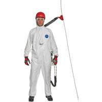 Harness-Compatible Disposable Coverall, Small, White, Tyvek&reg; 500 Chandler Sales