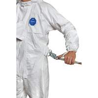 Harness-Compatible Disposable Coverall, Small, White, Tyvek&reg; 500 Chandler Sales