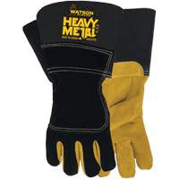 Gants de soudage d'hiver Black Velvet Heavy Metal, Taille Petit, Enveloppe en Cuir d'&eacute;lan refendu, ASTM ANSI niveau A5 Chandler Sales