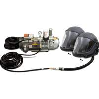 Syst&egrave;me de casque et de protection respiratoire &agrave; adduction d'air DEFENDER pour 2 travailleur Chandler Sales