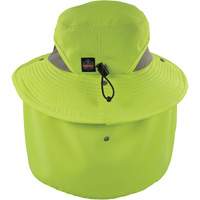 Chill-Its 8934 Ranger Hat with Neck Shade, Small/Medium, Hi-Vis Lime Chandler Sales