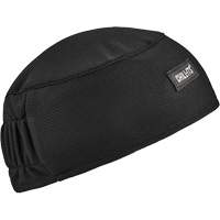 Chill-Its 6630 High-Performance Skull Cap with Terry Cloth Sweatband, Black Chandler Sales