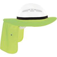 Chill-Its 6661 Universal Hard Hat Brim with Neck Shade, Hi-Vis Lime Chandler Sales