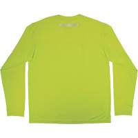 Chemise de refroidissement &agrave; manches longues avec protection solaire et UV Chill-Its 6689, Jaune lime haute visibilit&eacute;, Petit Chandler Sales