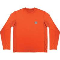Chemise de refroidissement &agrave; manches longues avec protection solaire et UV Chill-Its 6689, Orange, Petit Chandler Sales
