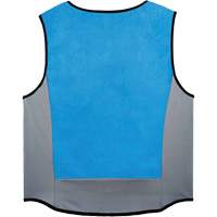 Veste de refroidissement &eacute;vaporatif Chill-Its 6667 avec fermeture &agrave; glissi&egrave;re, Moyen, Bleu Chandler Sales