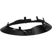 Bordure large compl&egrave;te &agrave; agrafe pour casque d'alpiniste RZRBack, blanc Chandler Sales