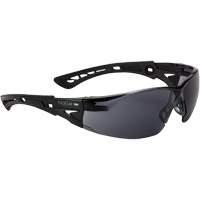 Rush+ BSSI Safety Glasses, Smoke/Grey Lens, Anti-Fog/Anti-Scratch, ANSI Z87+ Chandler Sales
