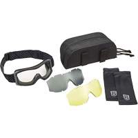 X1000 Ballistic Protection Goggles Kit, Amber/Clear Lens, Anti-Fog/Anti-Scratch, Direct Vent Chandler Sales