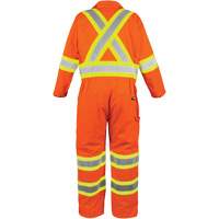High-Visibility Unlined Coveralls, Small, High Visibility Orange Chandler Sales