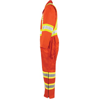 High-Visibility Unlined Coveralls, Small, High Visibility Orange Chandler Sales